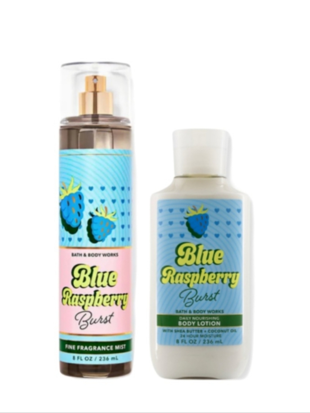 Bath & Body Works Blue Raspberry Burst Set - Picture 2 of 2